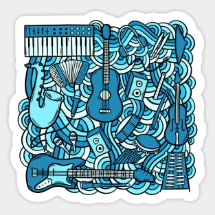 Music Collage Sticker